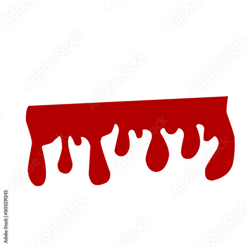 Dripping blood
