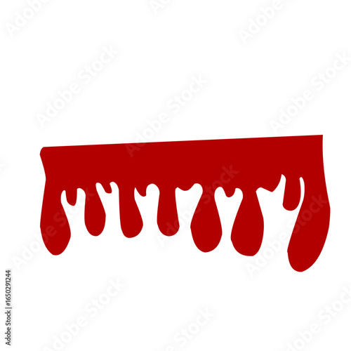 Dripping blood
