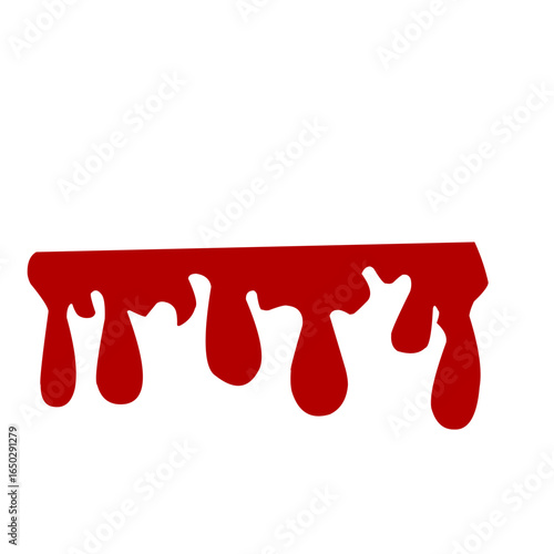Dripping blood