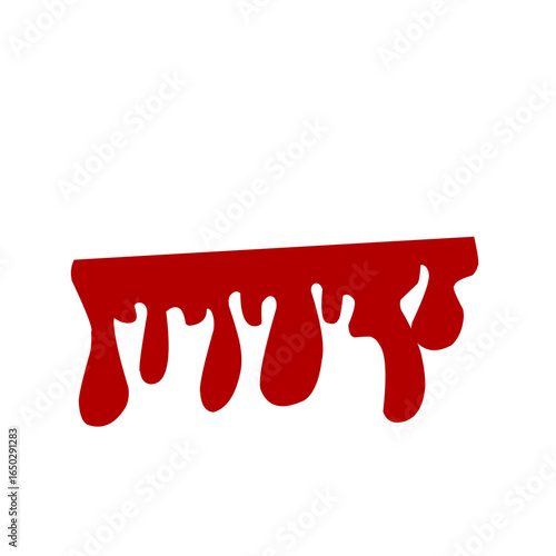 Dripping blood