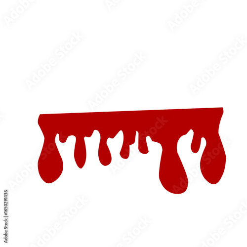 Dripping blood