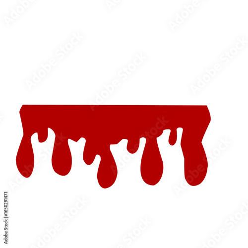 Dripping blood