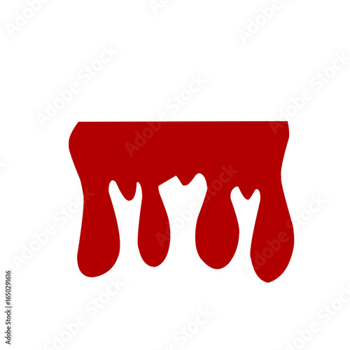 Dripping blood