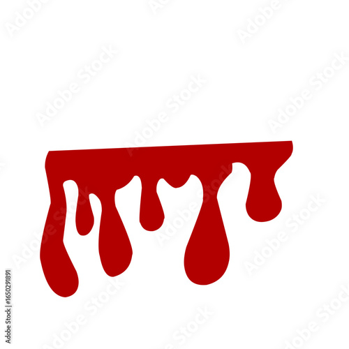 Dripping blood