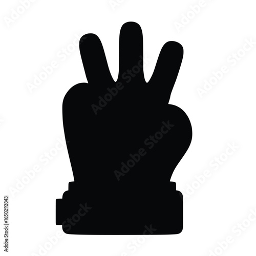 illustration of cartoon style hand clapping