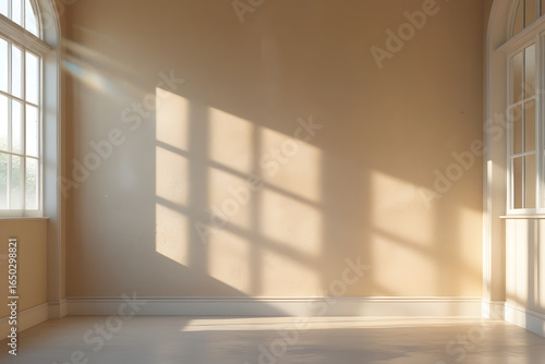 empty room with window realistic window and tree branch shadow with light blur on transparent background,Summer sunlight and shadow overlay effect