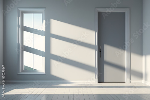 realistic window and tree branch shadow with light blur on transparent background,Summer sunlight and shadow overlay effect