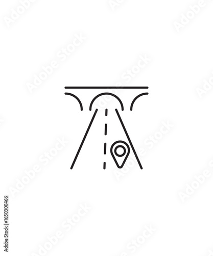 bridge icon, vector best line icon.