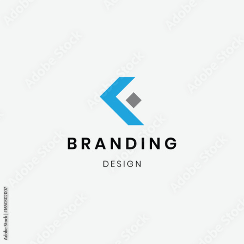 Flat design geometric letter f logo template Free Download Flat design geometric letter f logo template - GFXLoad
