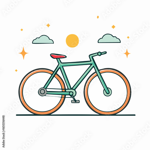 Bicycle Vector Icon