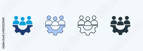 Team Multiple Style Icon Collection