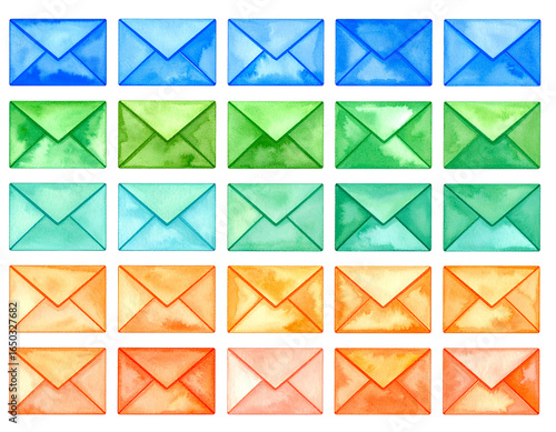 Facebook messenger icon set