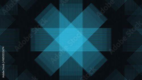 Electronic Flower Speed Lines on Blue Technology Background,comic and Motion concept design,vector.
