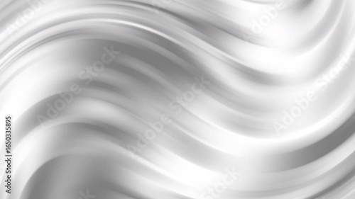 Abstract swirling white and gray waves for backgrounds, websites, graphic designs, and artistic projects needing a dynamic and modern touch.
