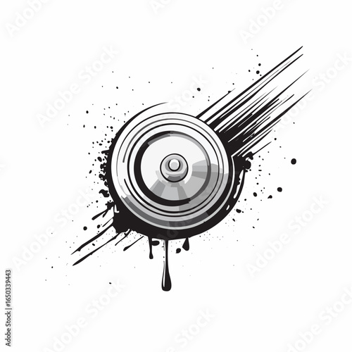 Crisp street art elements for urban style artwork and layering