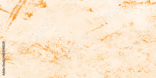 Abstract background with soft orange splashes and subtle scratches on a light beige canvas.