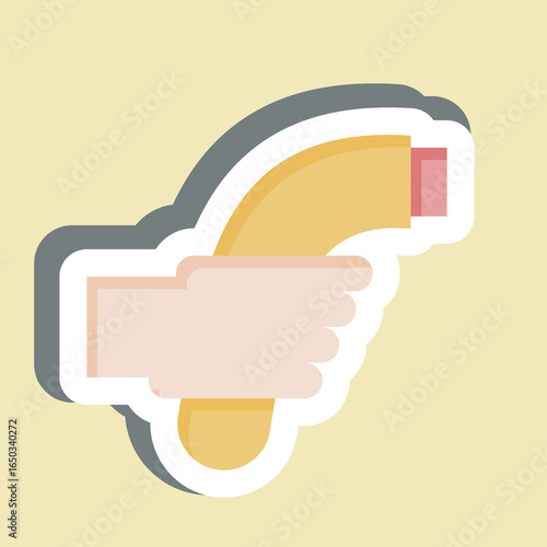 Sticker Ev Charging. related to Charging symbol. design editable