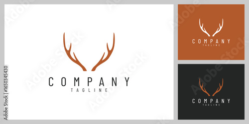 WildCrown – Elegant Deer Antlers Emblem Inspired by Nature and Adventure
