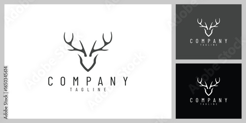 WildCrown – Elegant Deer Antlers Emblem Inspired by Nature and Adventure

