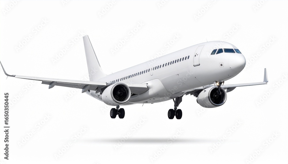 Obraz premium airplane on the white background 