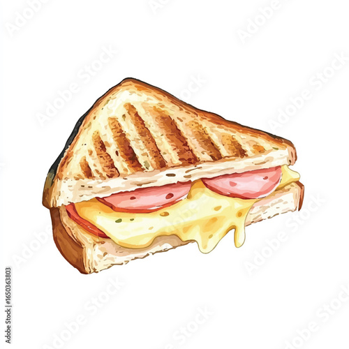 a cute Croque monsieur sandwich