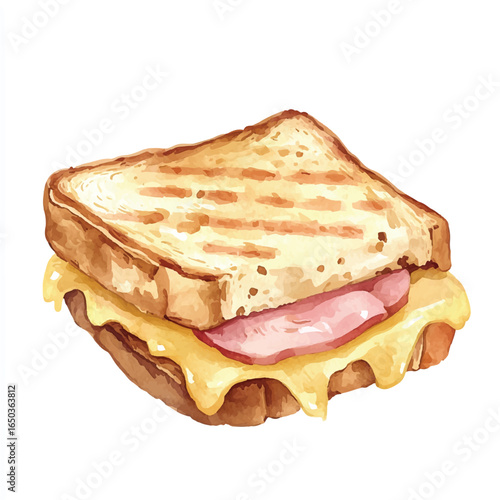 a cute Croque monsieur sandwich