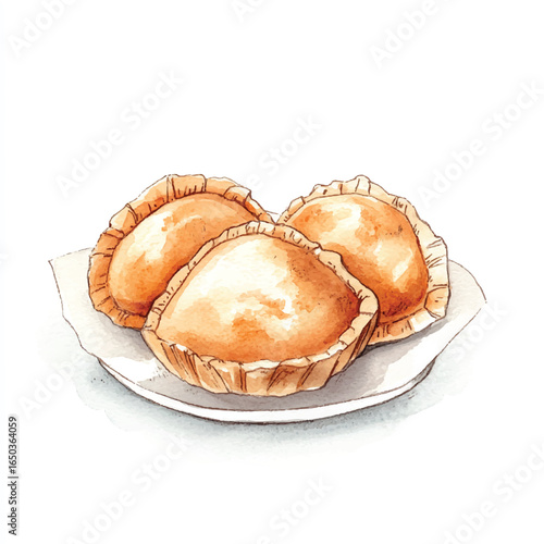 a cute Cuban pastelitos pastries