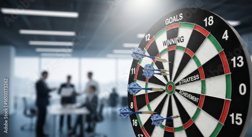 Business Strategy Achievement and Team Collaboration in Office
