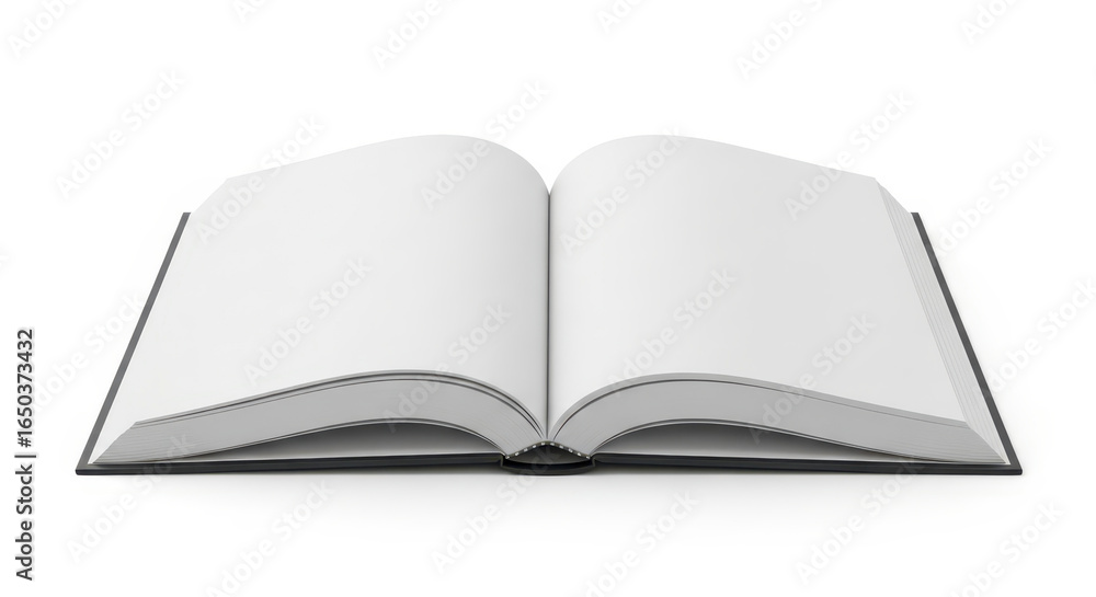 An Open Book With Blank Pages Ready for Your Thoughts and Ideas An Open Book With Blank Pages Ready for Your Thoughts and Ideas