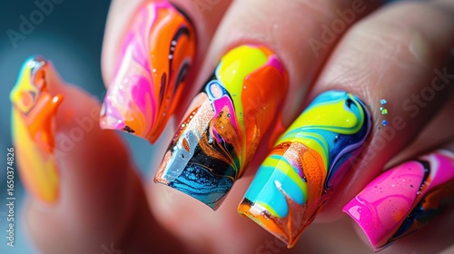 A closeup photo of a hand applying lipstick with a perfectly sharp point, showcasing the creamy texture of the product  ,Abstract