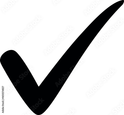 Check mark icon. check mark symbol.