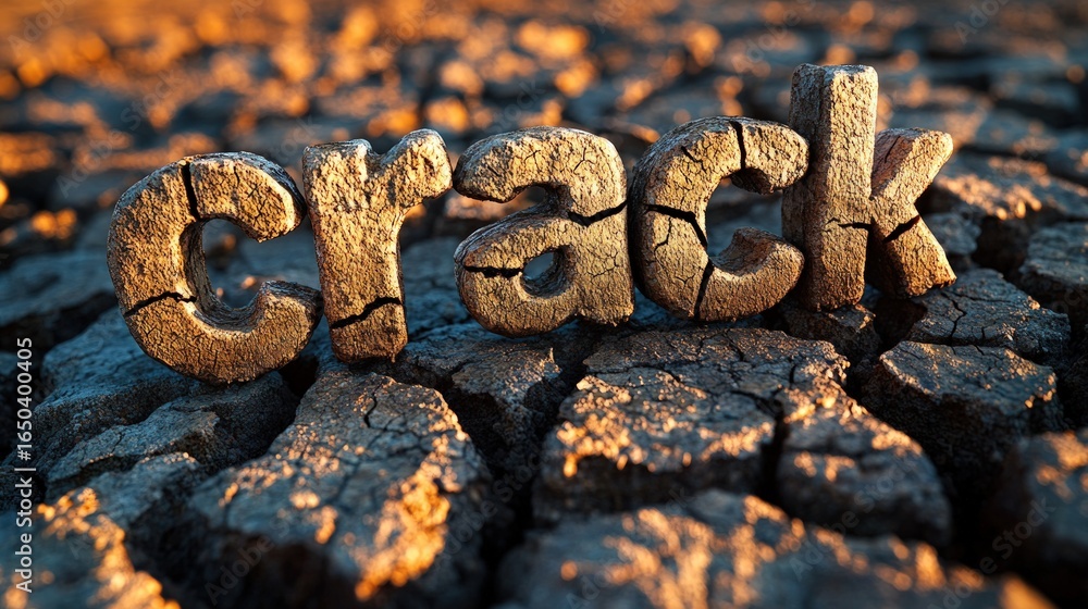 Cracked Earth Text