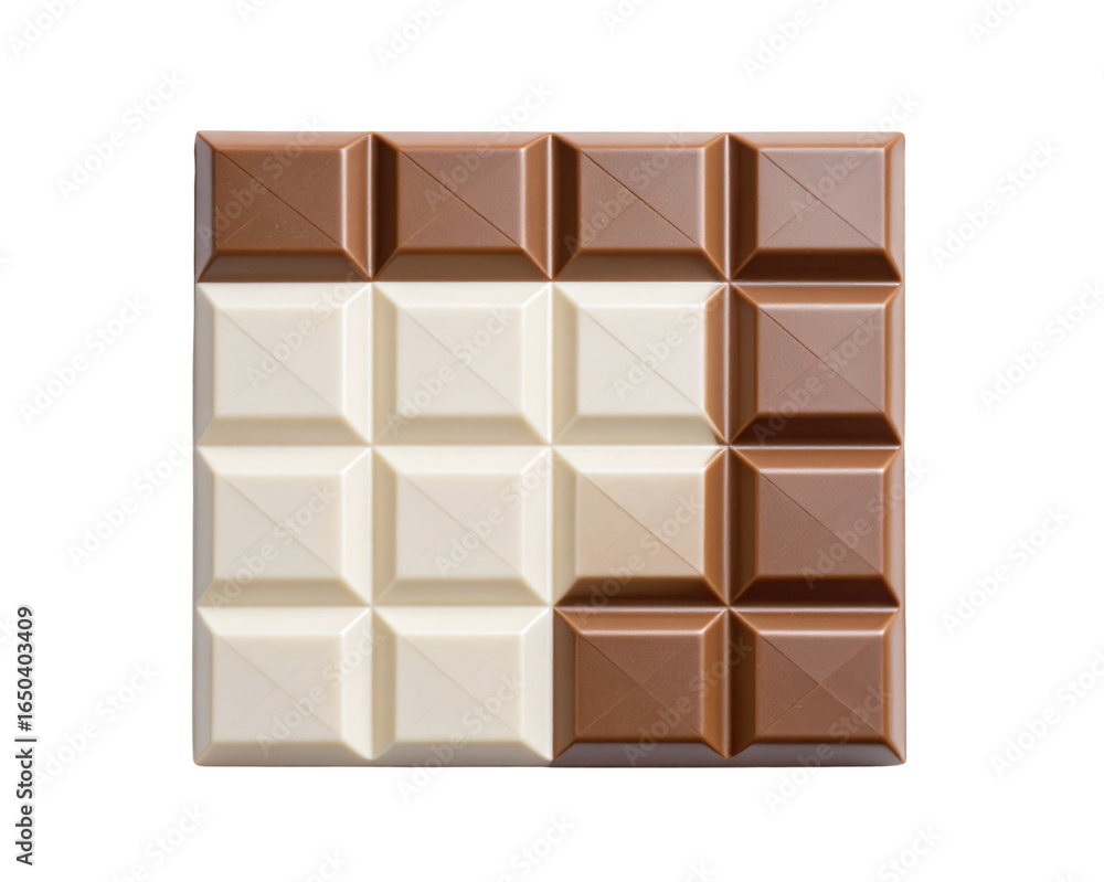 Obraz premium chocolate bar isolated on white