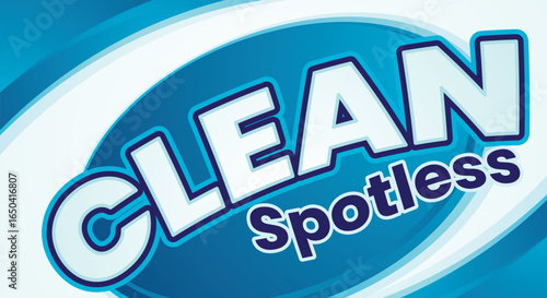 Cleaning background, spotless cleaning service logo design