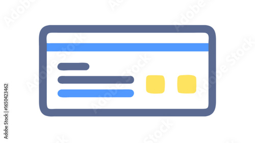 Credit card design template for online payment and banking services vector illustration design asset