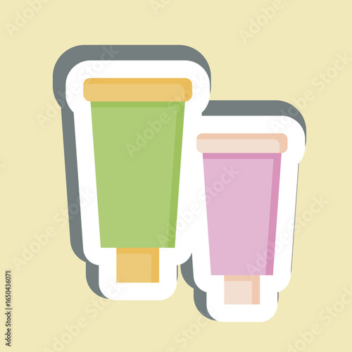 Sticker Product. related to Restroom symbol. design editable