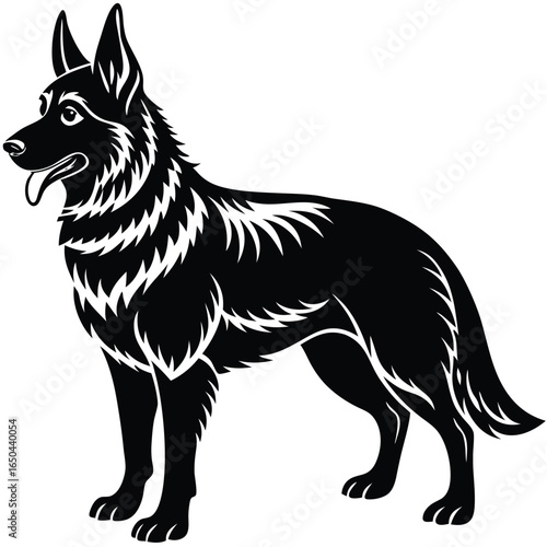 German Shepherd Silhouette