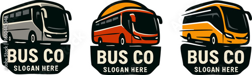 Bus Company Logos Collection.