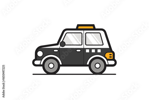 Baby suv taxi version eco transport with roof taxi sign  
