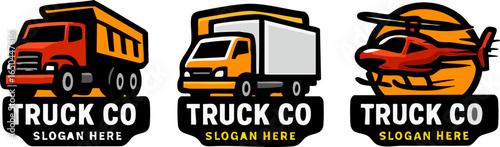 Truck Company Logo Designs 1.