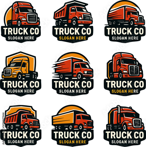 Truck Company Logo Designs.