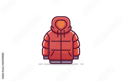 Insulated winter parka for outdoor cold weather protection