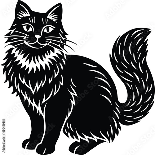 Ragdoll Cat Silhouette