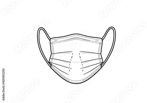 Disposable face mask for personal protective equipment and respiratory health