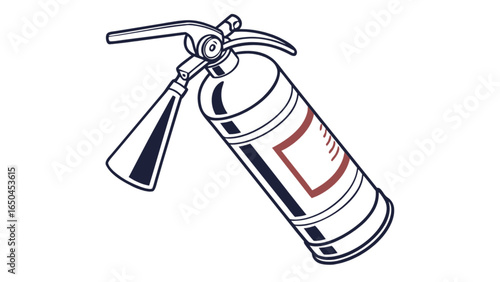 Fire extinguisher safety equipment for emergency situations and fire protection and prevention device use