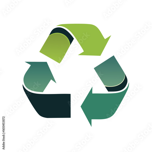 Eco-friendly lifestyle illustration showing people recycling waste, using green bins, and promoting environmental sustainability through proper garbage disposal