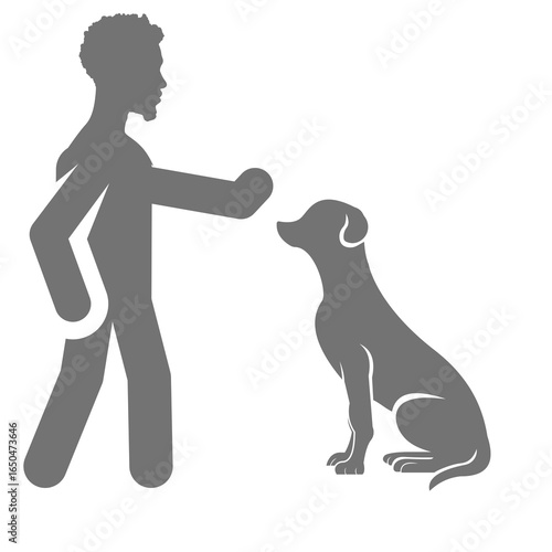 dog training vector illustration design.
