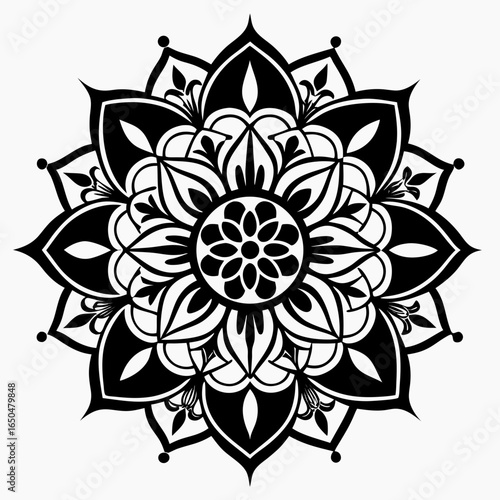 Mandala Floral Pattern