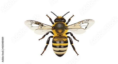 honeybee vector illustration transparent background for design projects