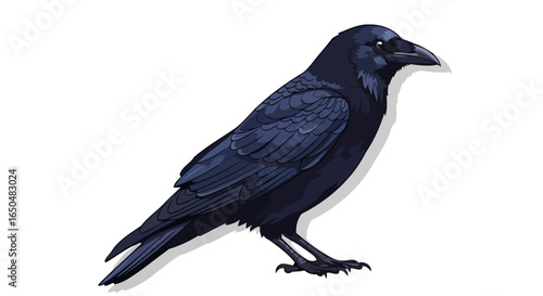 majestic raven illustration transparent background perfect for design projects